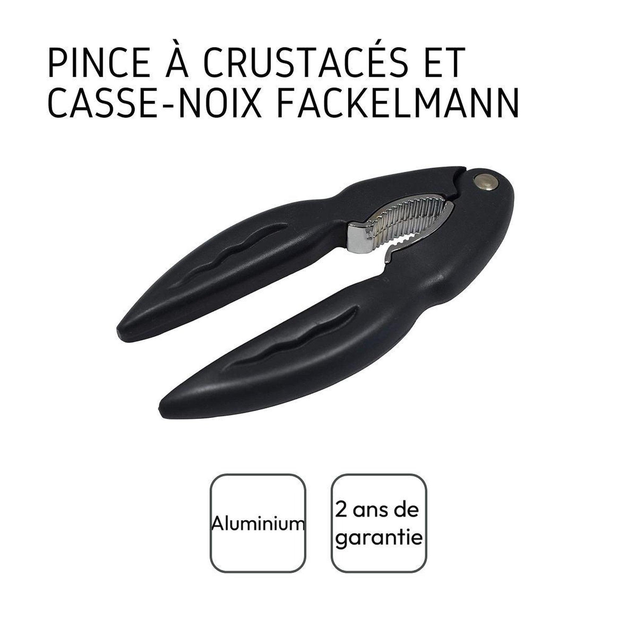 Voir la diapositive 4 : Fackelmann Set de 2 pinces à crustacés fackelmann spécialités culinaires