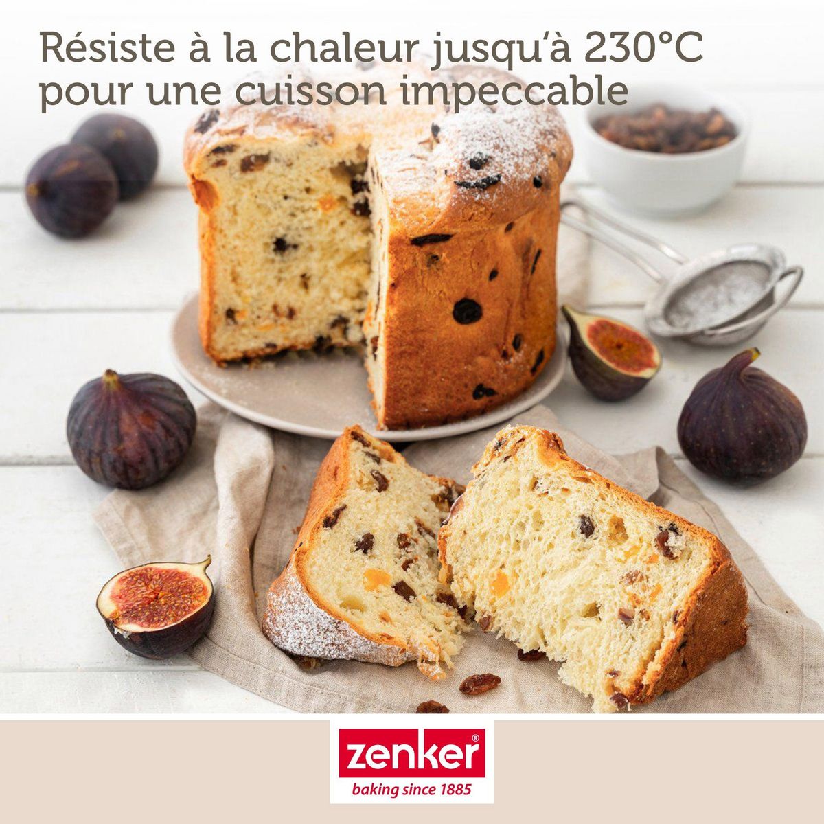ZENKER Lot de 2 moules à panettone à charnière 18 cm Zenker Spécial Countries