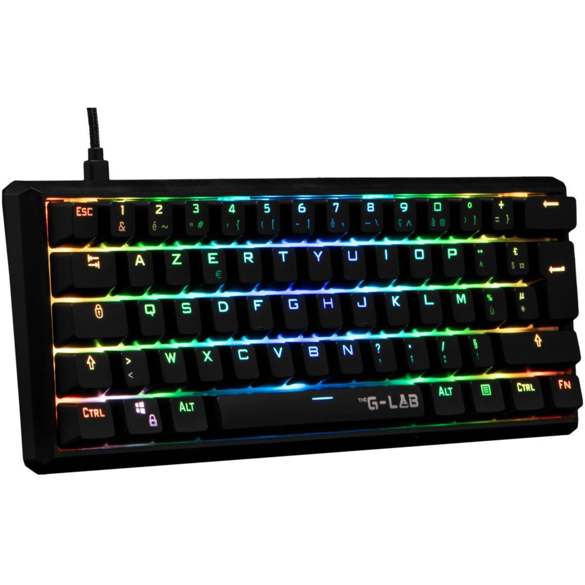Voir la diapositive 2 : THE G-LAB Clavier gamer keyz thall sb fr