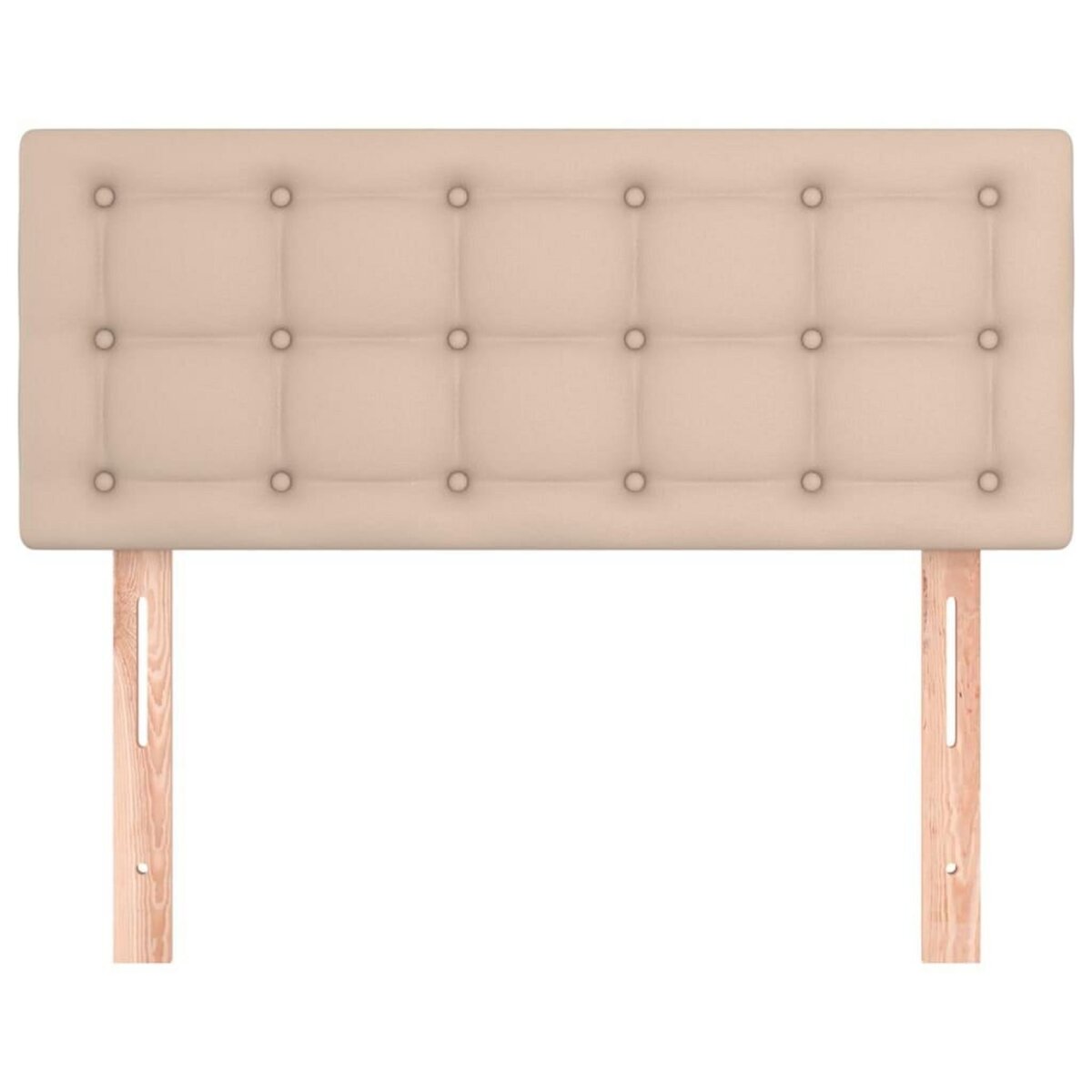 VIDAXL Tete de lit Cappuccino 100x5x78/88 cm Similicuir