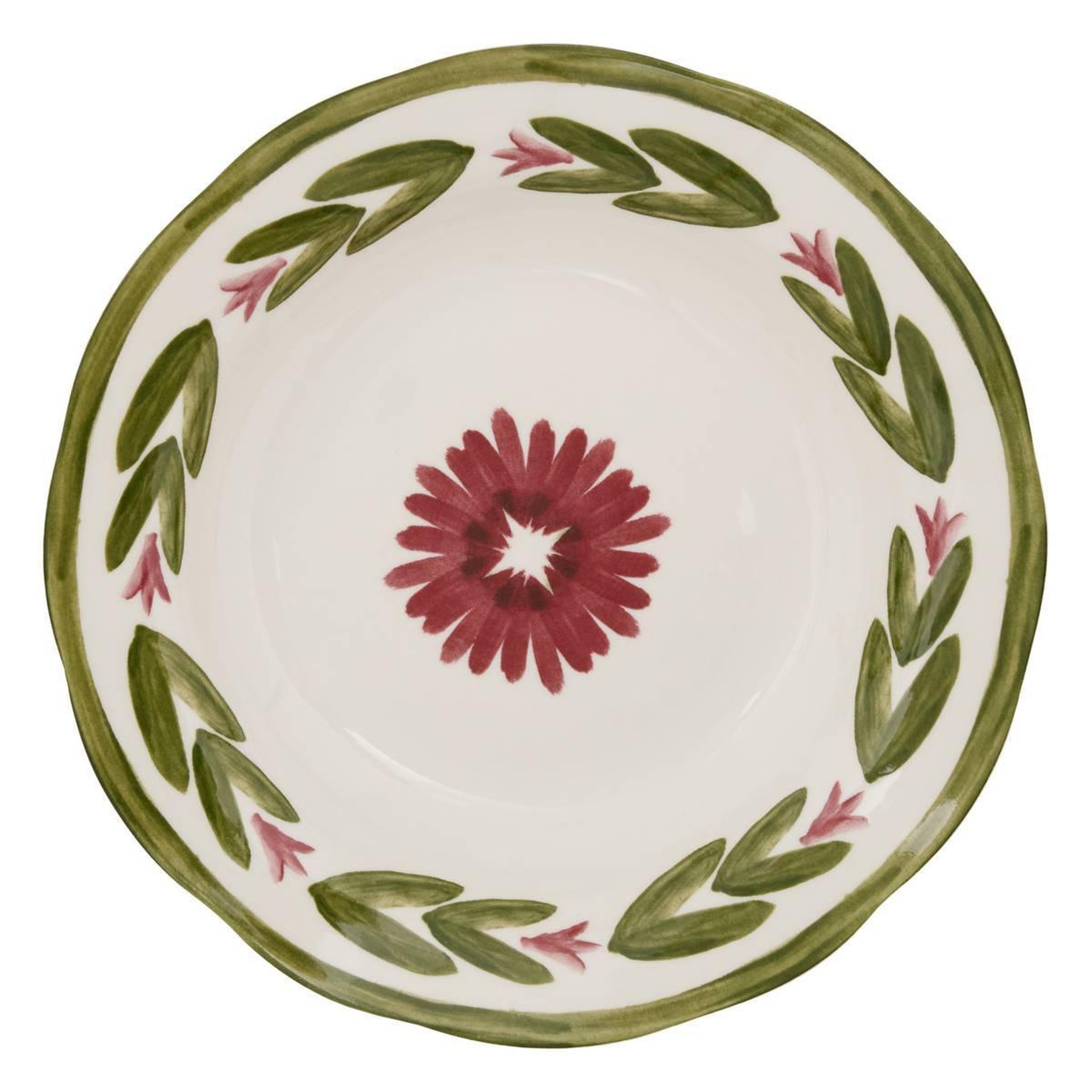 Voir la diapositive 2 : SECRET DE GOURMET Lot de 6 assiettes creuses  mona  22cm vert