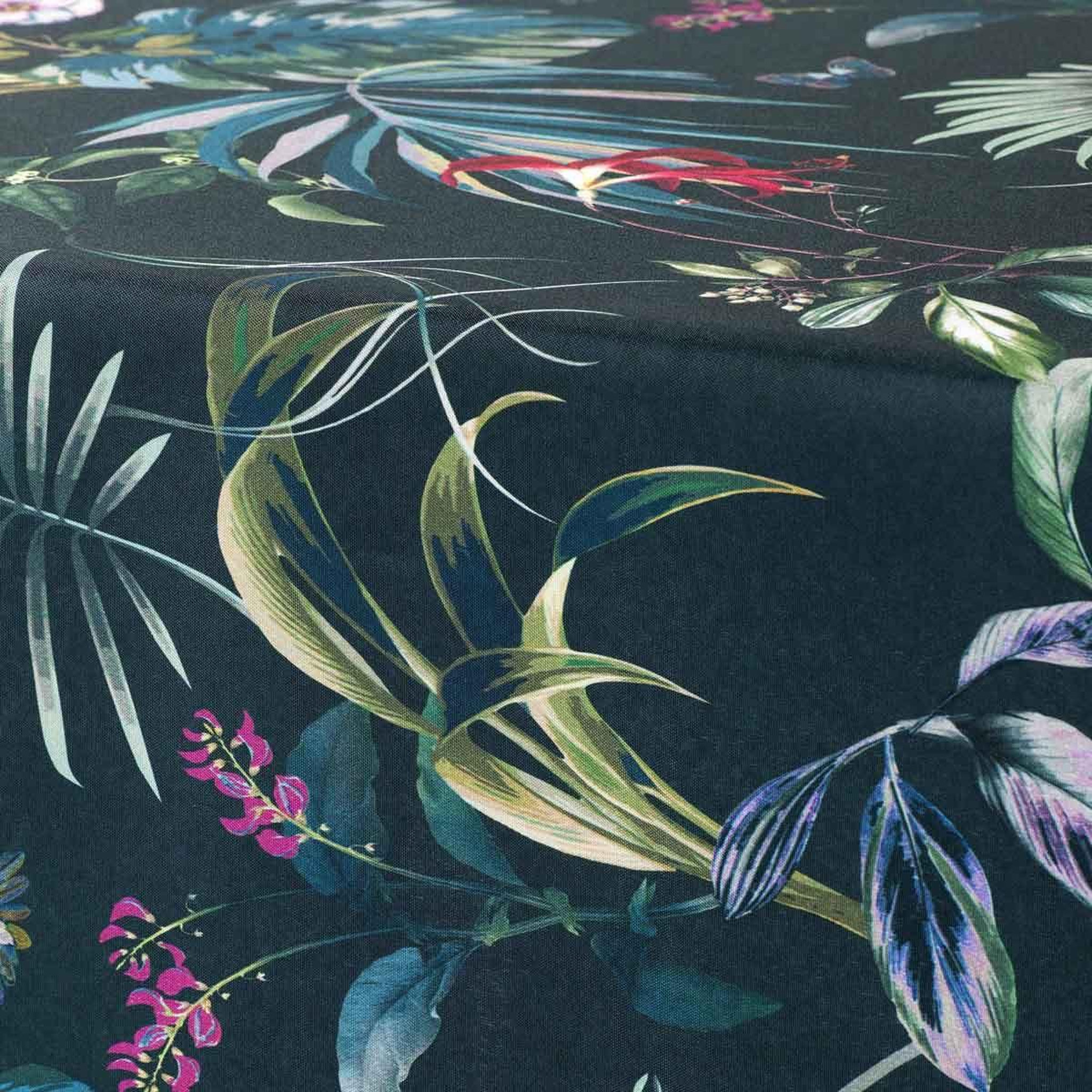 Voir la diapositive 2 : Douceur d'Intérieur Nappe imprimée  féerie  150x240cm émeraude