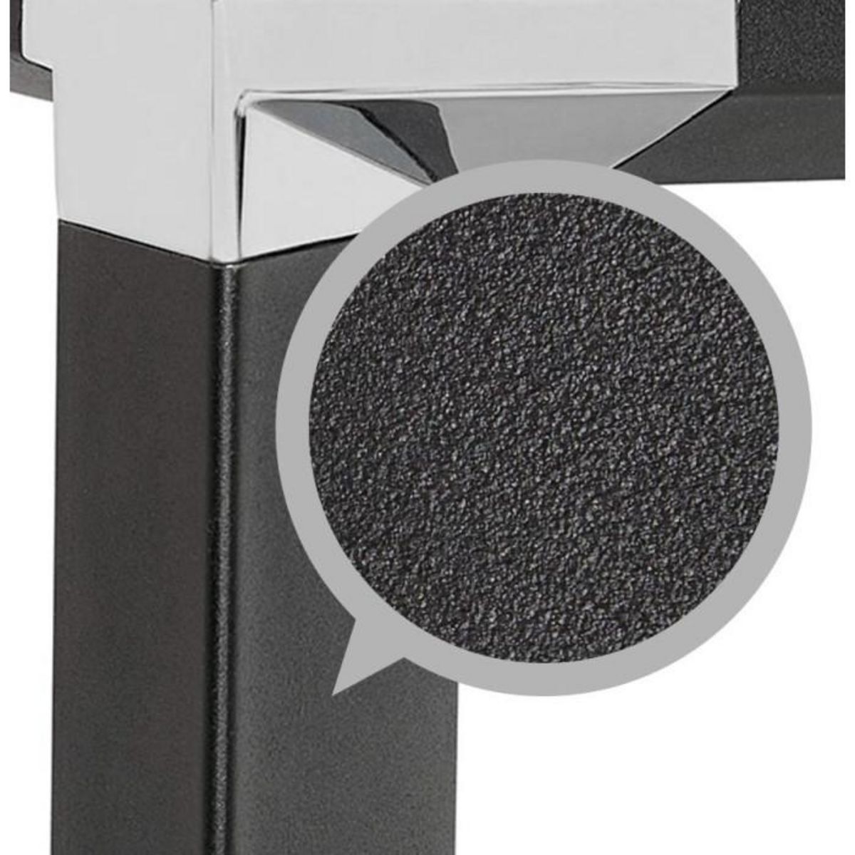 Paris Prix Bureau Design en Verre  Zaho  140cm Noir