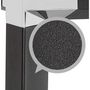 Voir la diapositive 6 : Paris Prix Bureau Design en Verre  Zaho  140cm Noir
