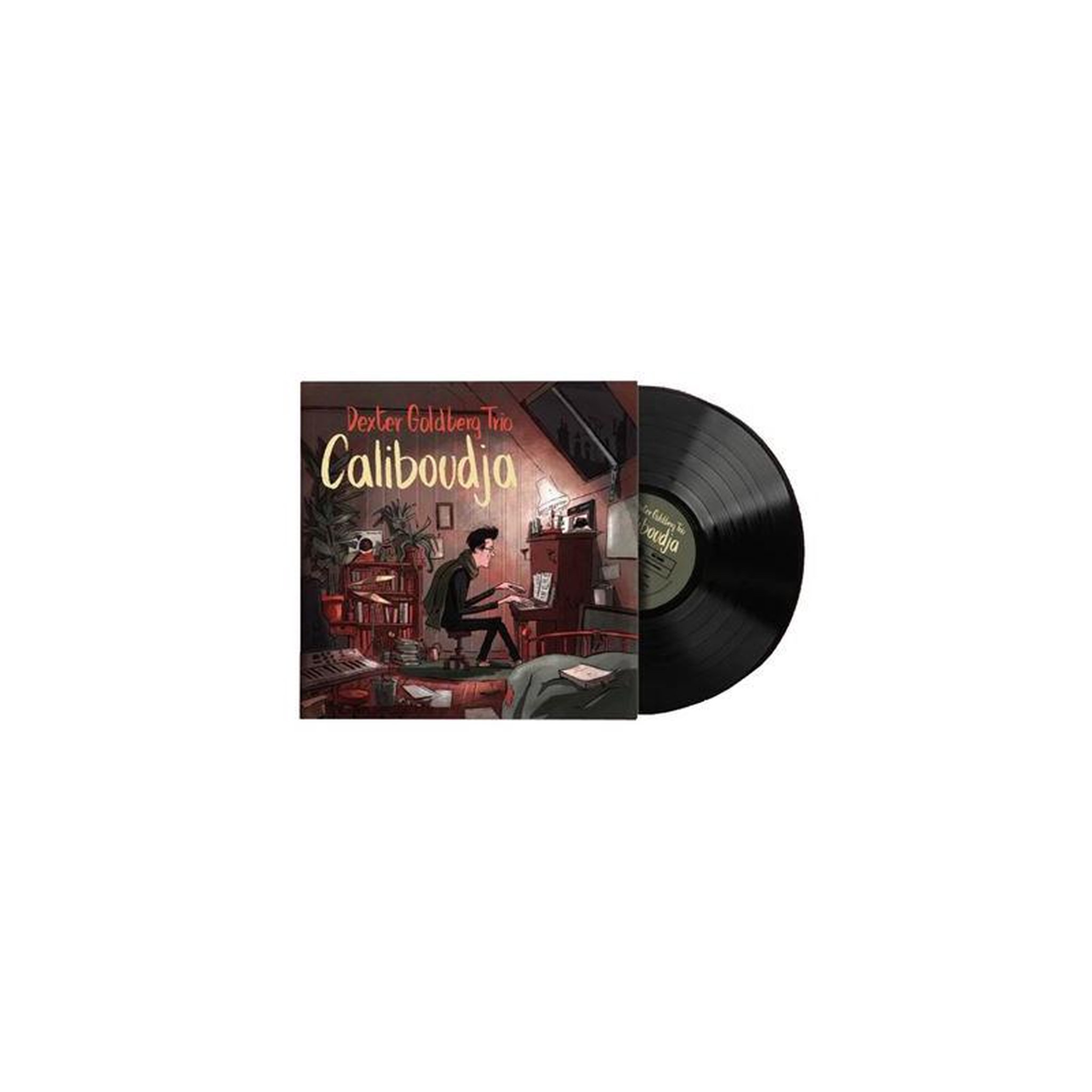 Caliboudja — album jazz en vinyle 33t 12 pouces noir 1 disque (dexter goldberg, clément daldosso