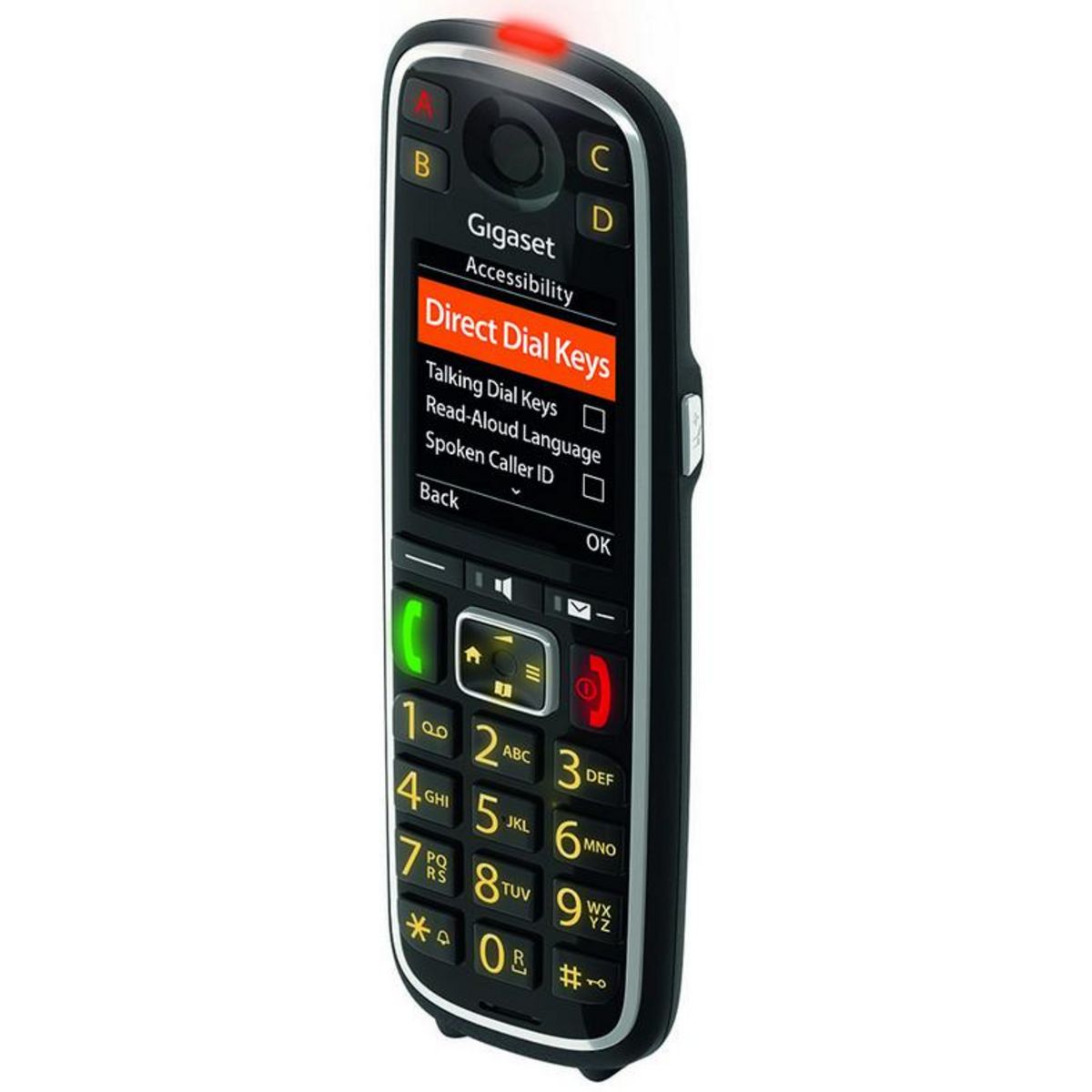 GIGASET Téléphone sans fil dect noir - gigae720hxnoir