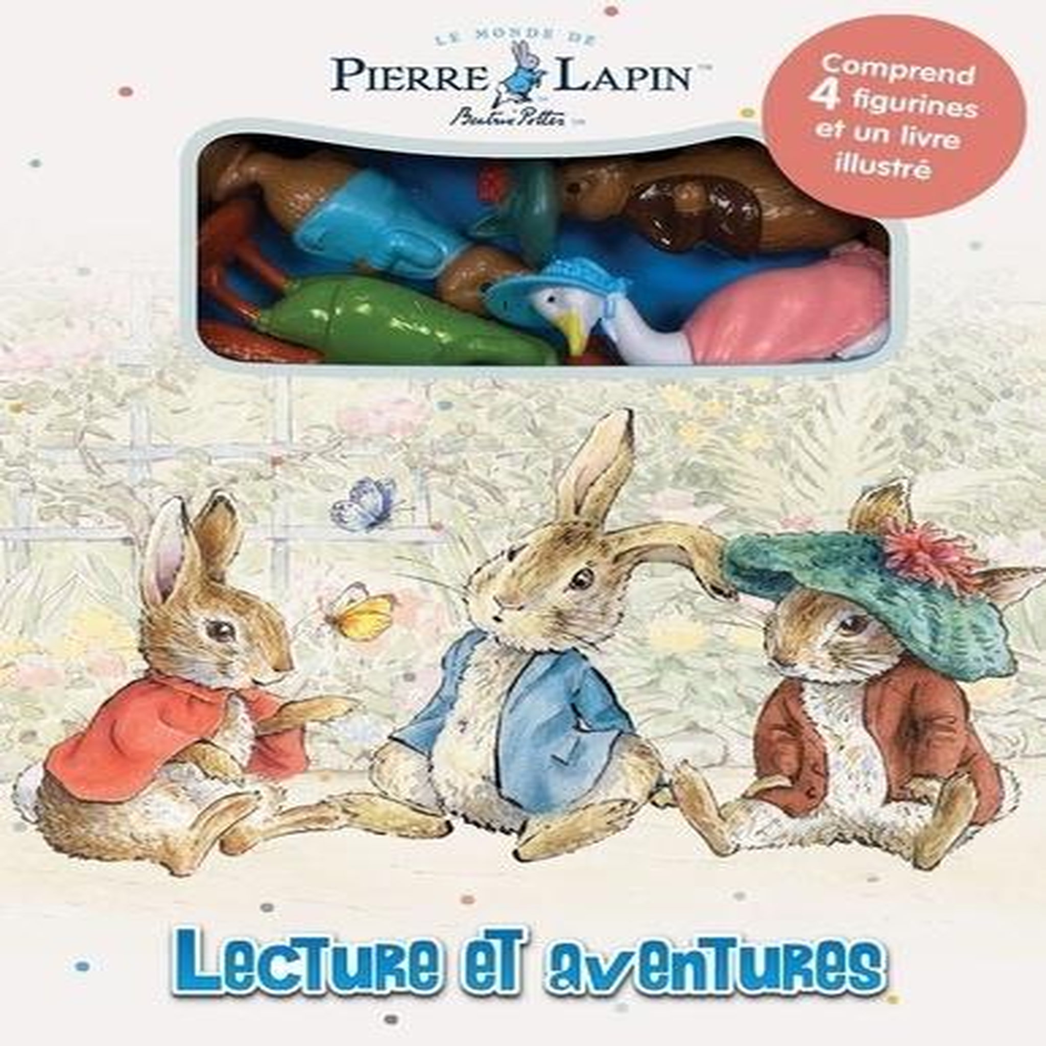 LE MONDE DE PIERRE LAPIN. AVEC 4 FIGURINES ET 1 LIVRE ILLUSTRE, Potter Beatrix