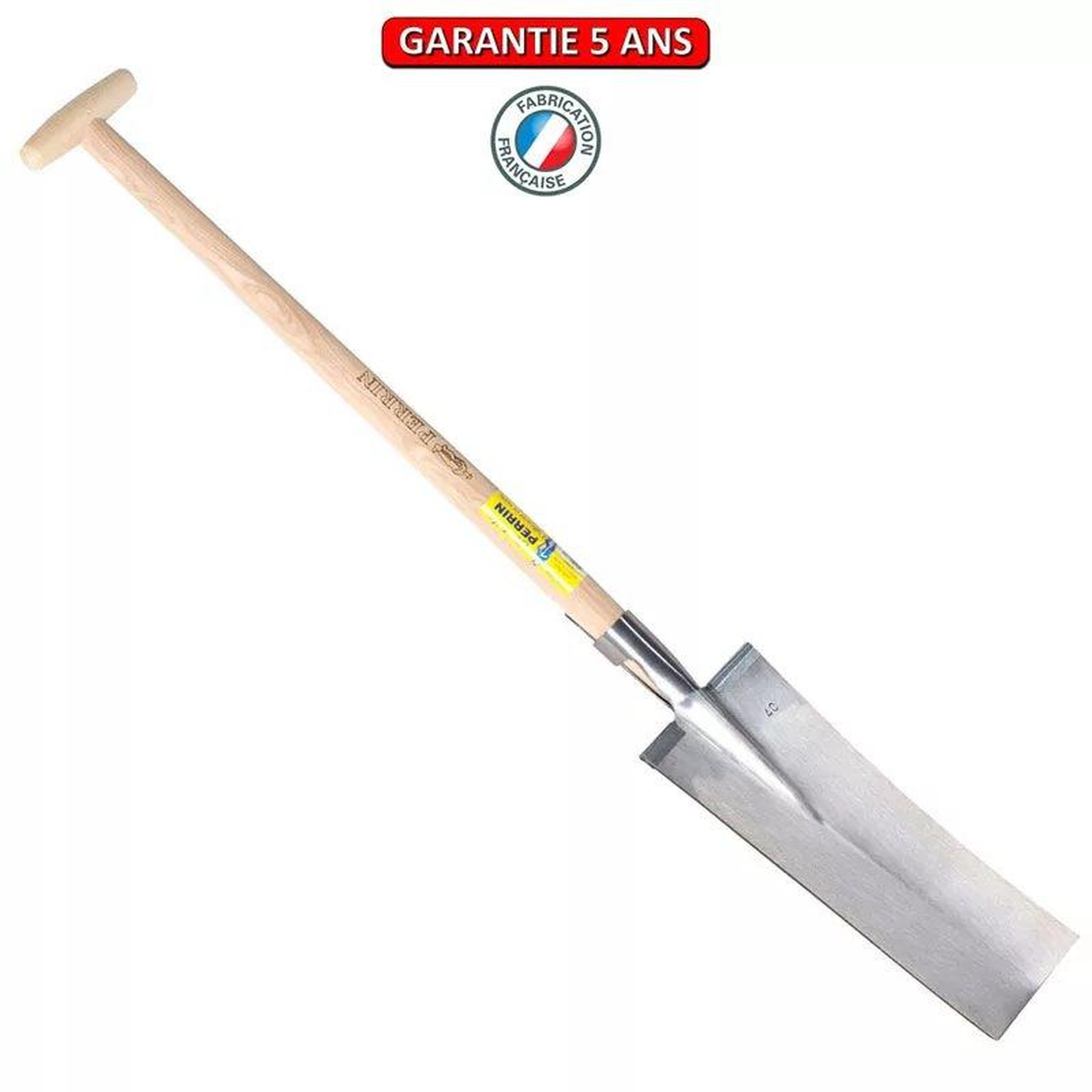OUTILS PERRIN Louchet terrassier à anneau - emmanché bt 80 - fer 40 cm
