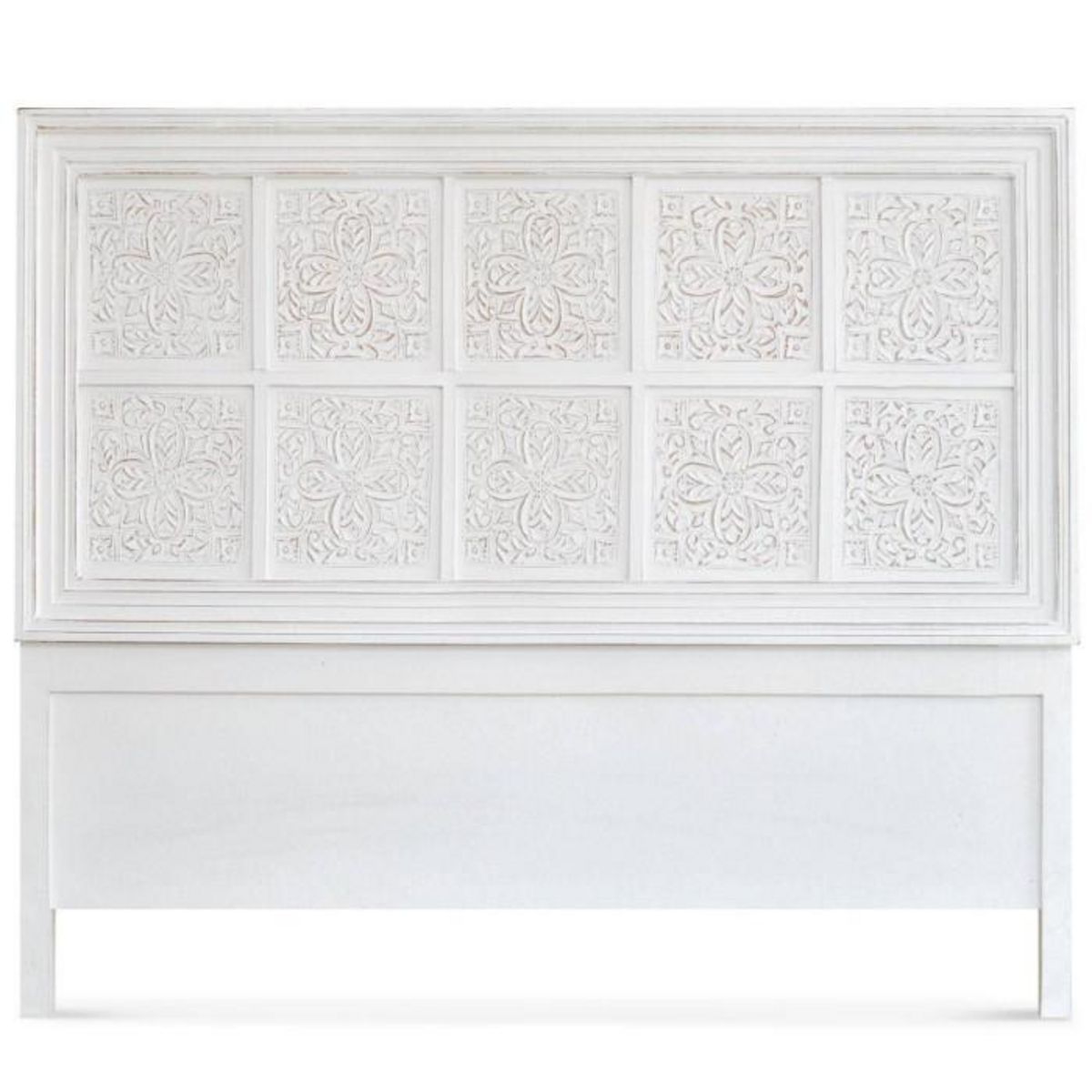 Paris Prix Tête de Lit Design Bohème  Gwen  160cm Blanc