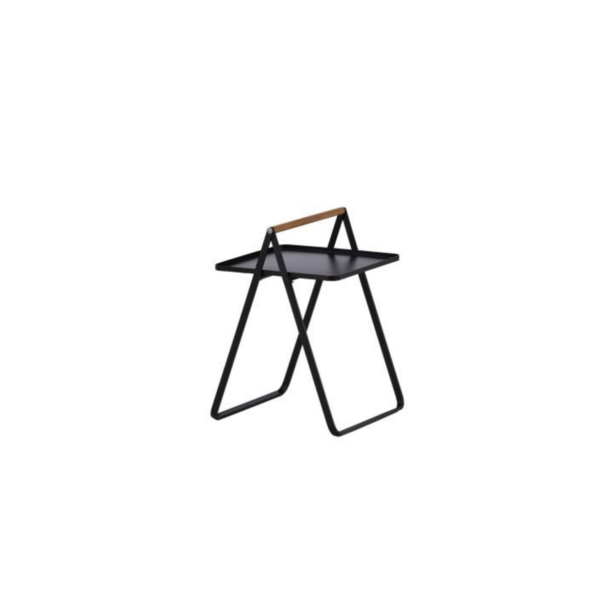 Paris Prix Table d'Appoint de Jardin  Clarin  59cm Noir