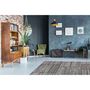 Voir la diapositive 2 : Paris Prix Tapis Imprimé Jacquard  Phoenix  Naturel & Gris