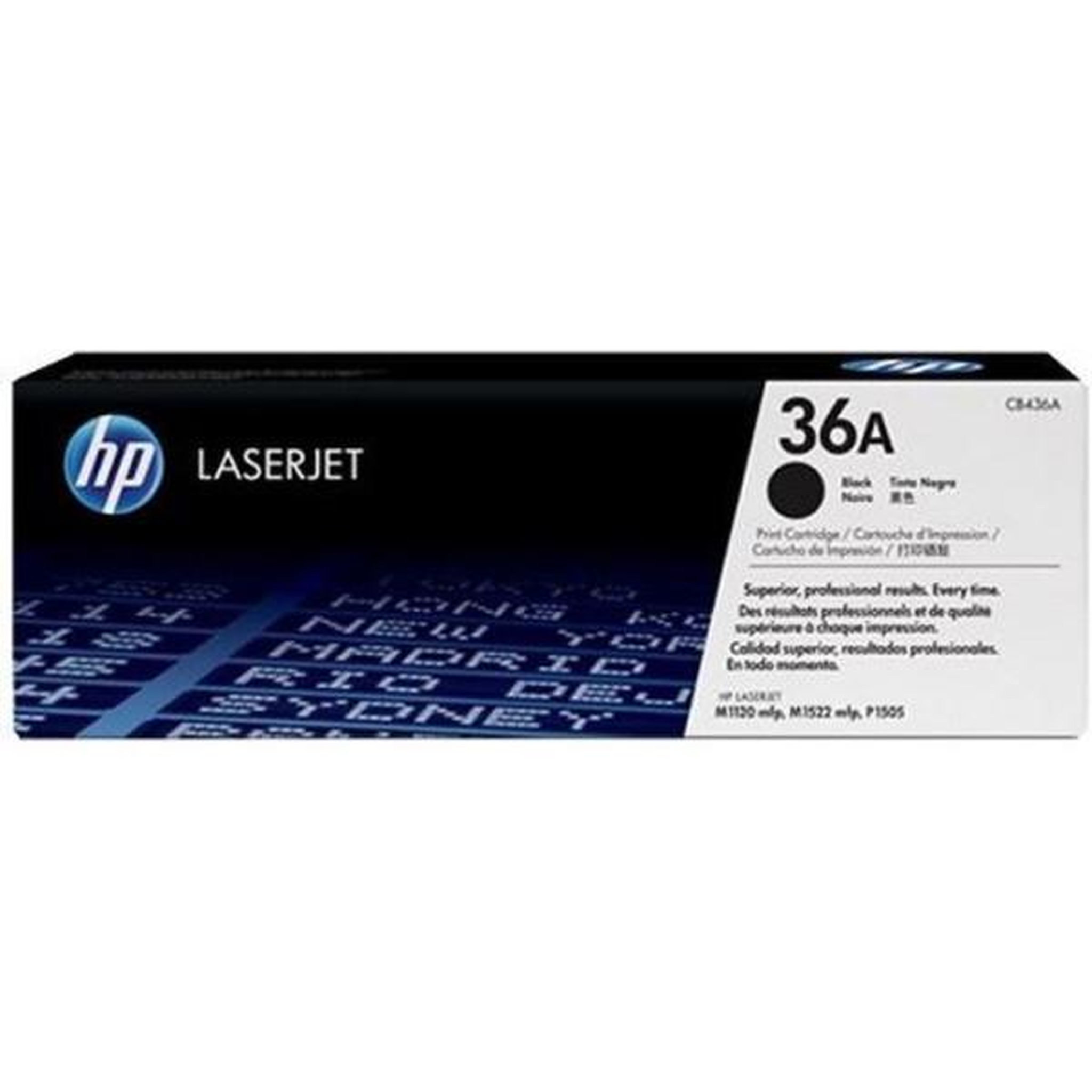 HP Cartouche de toner HP 36A (CB436A) noir pour imprimantes LaserJet M1120MFP/P1505/M1522MFP
