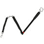 Voir la diapositive 5 : PAWHUT Laisse pour chien pour vélo 124 cm acier et polyester noir