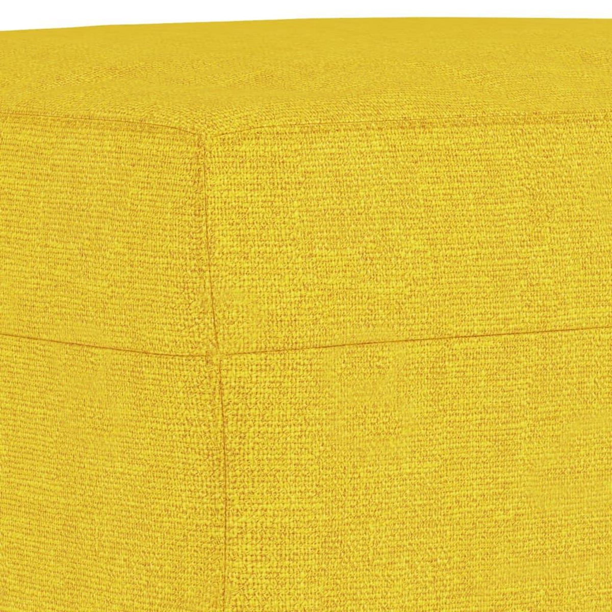 VIDAXL Repose-pied Jaune clair 70x55x41 cm Tissu