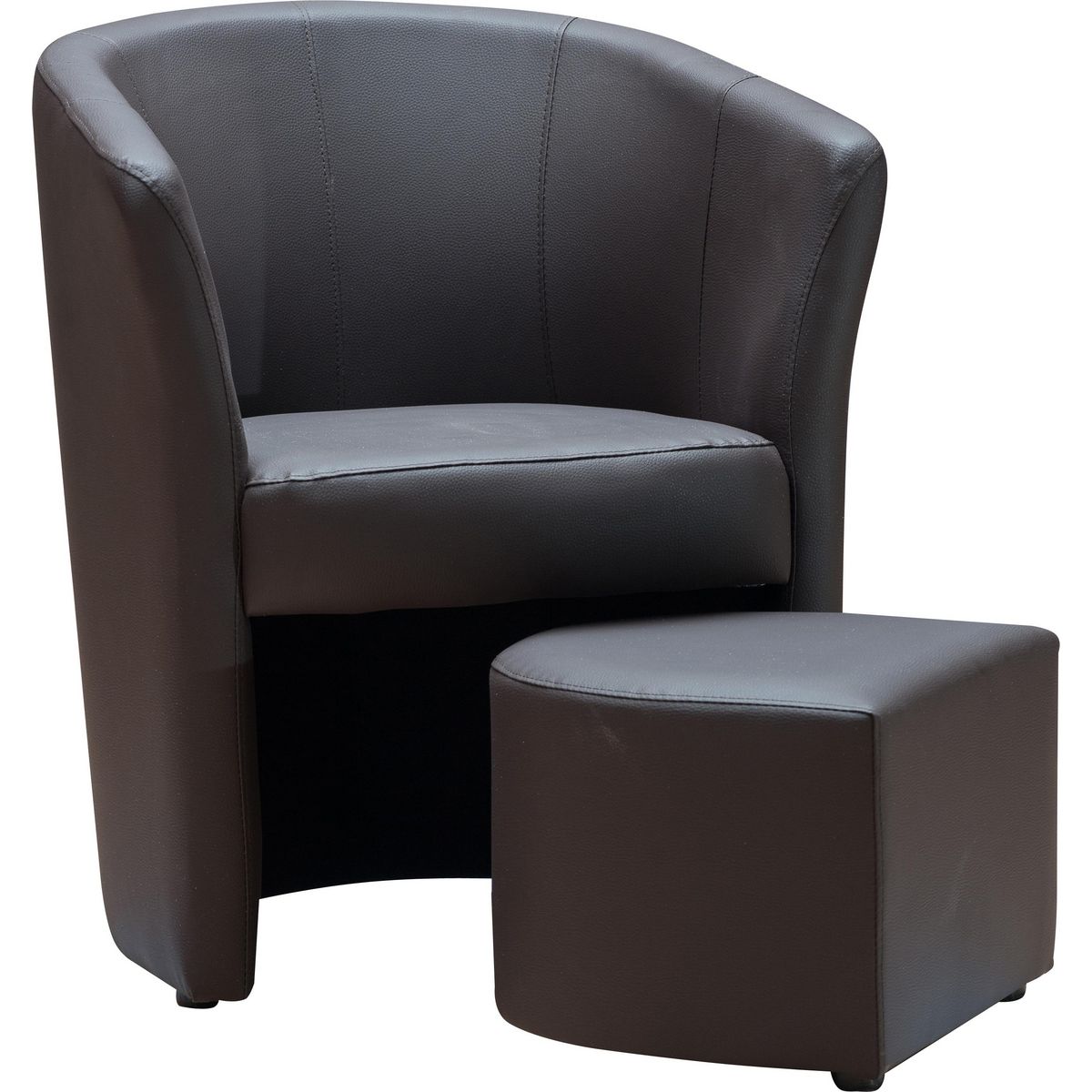 Fauteuil cabriolet + Pouf ROMA