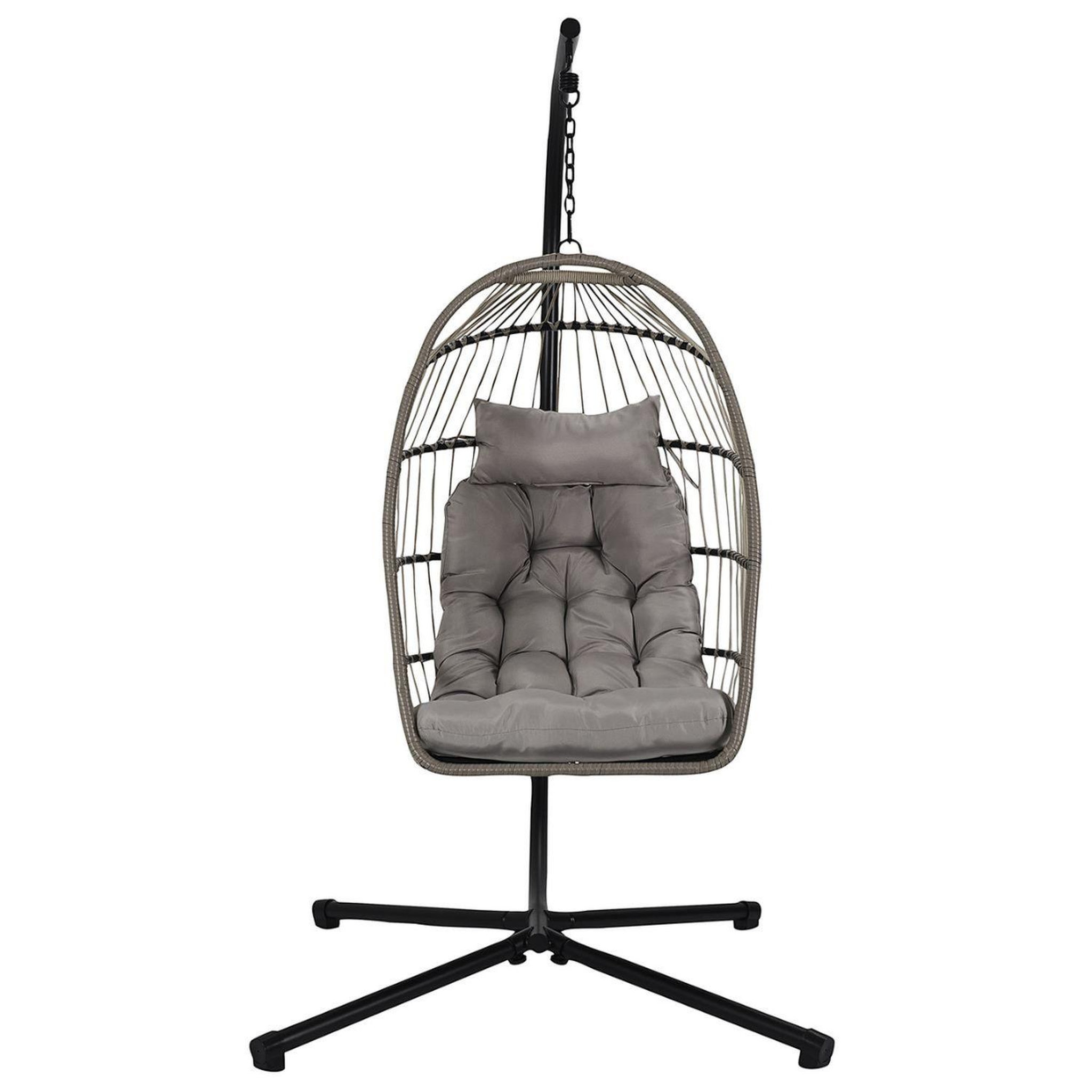 Voir la diapositive 3 : The Home Deco Factory Fauteuil suspendu hanoi - gris