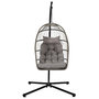 Voir la diapositive 3 : The Home Deco Factory Fauteuil suspendu HANOI - Gris