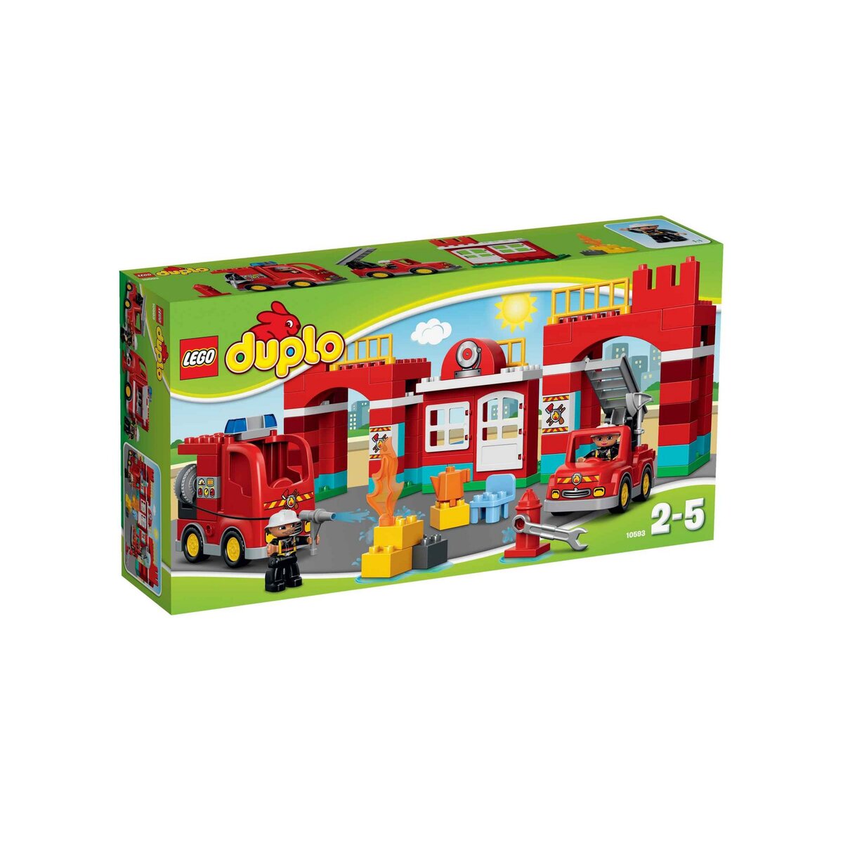 LEGO Duplo Town 10593 - La caserne des pompiers pas cher 