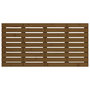 Voir la diapositive 4 : VIDAXL Tete de lit murale Marron miel 126x3x63 cm Bois massif de pin