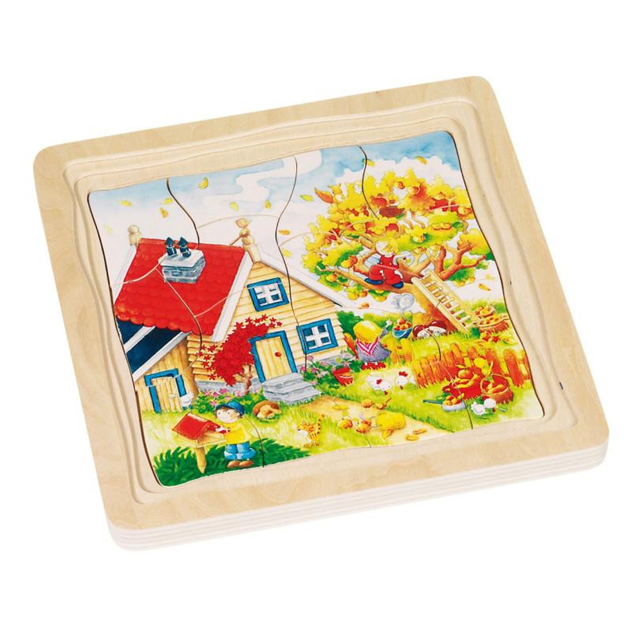 Voir la diapositive 3 : Goki GOKI Puzzle des Saisons