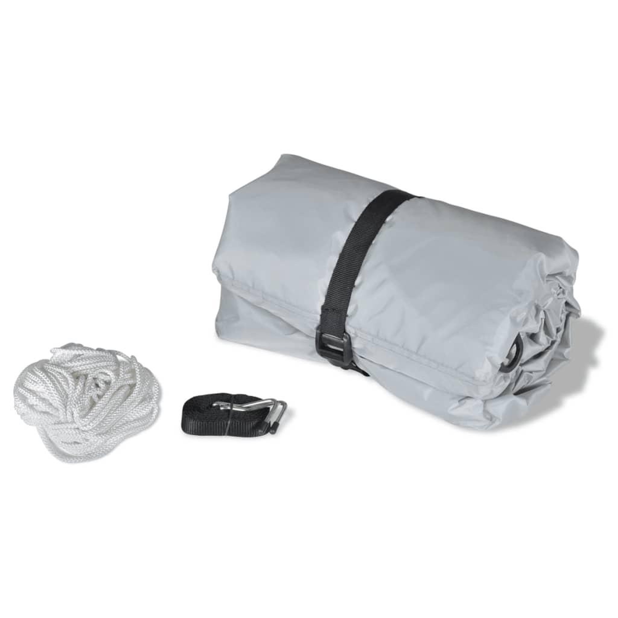 Voir la diapositive 4 : VIDAXL Housses de bateau 2 pcs Gris Longueur 427-488 cm Largeur 173 cm