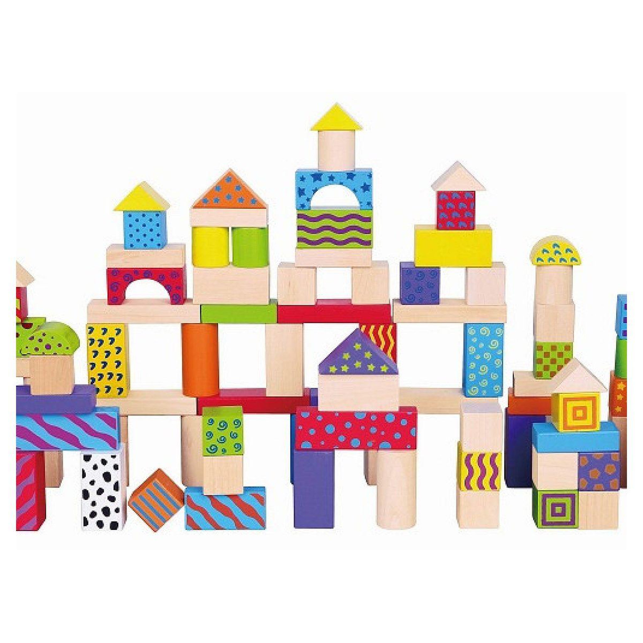VIGA 59696 lot de 100 blocs colorés