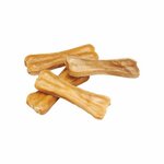 Paris Prix Lot de 4 Os à Mâcher  Peau de Vache  8cm Beige