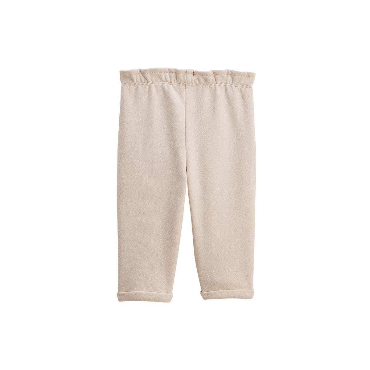 Petit Béguin Lot de 2 pantalons bébé en molleton Dina