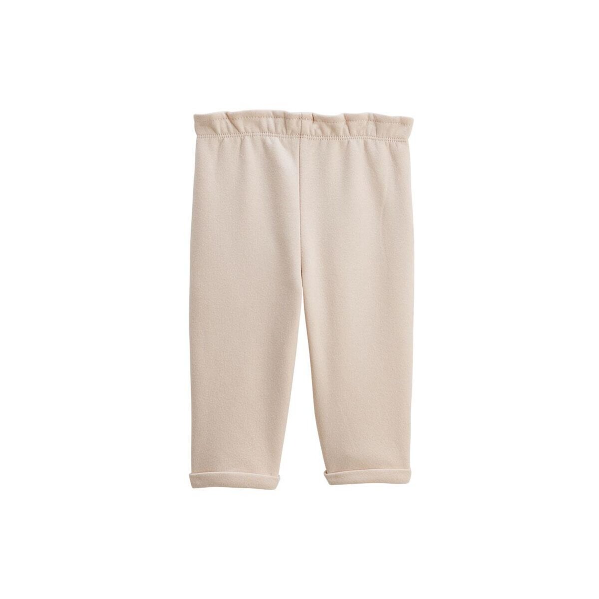 Petit Béguin Lot de 2 pantalons bébé en molleton Dina