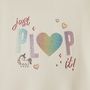 Voir la diapositive 2 : INEXTENSO Sweat beige fille 