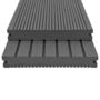 Voir la diapositive 2 : VIDAXL Panneaux de terrasse WPC solides et accessoires 10 m^2 4 m Gris