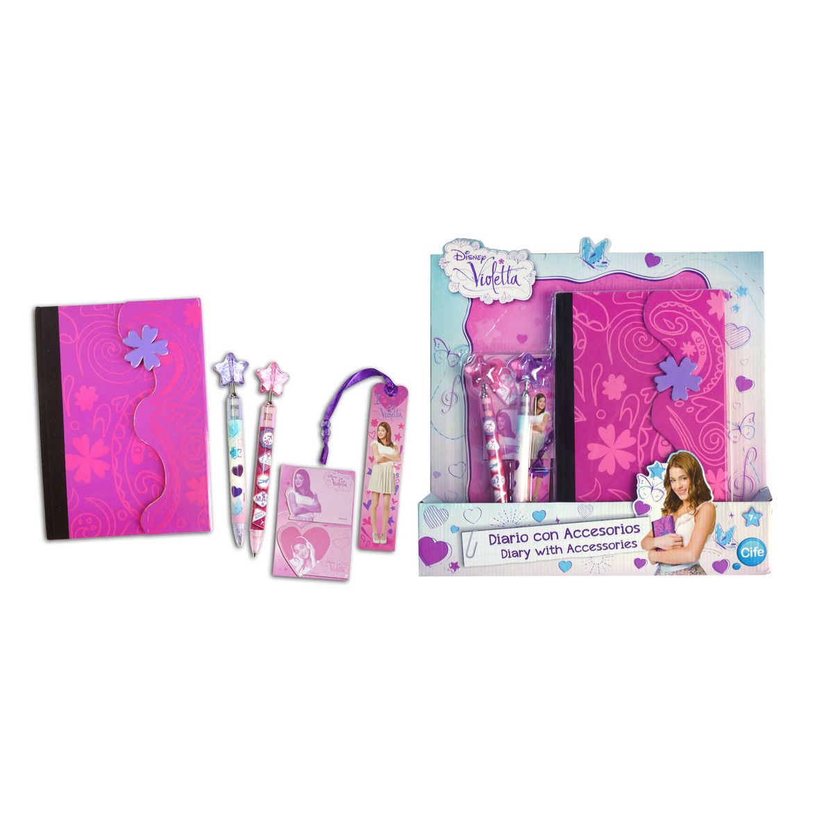 Journal intime avec accessoires