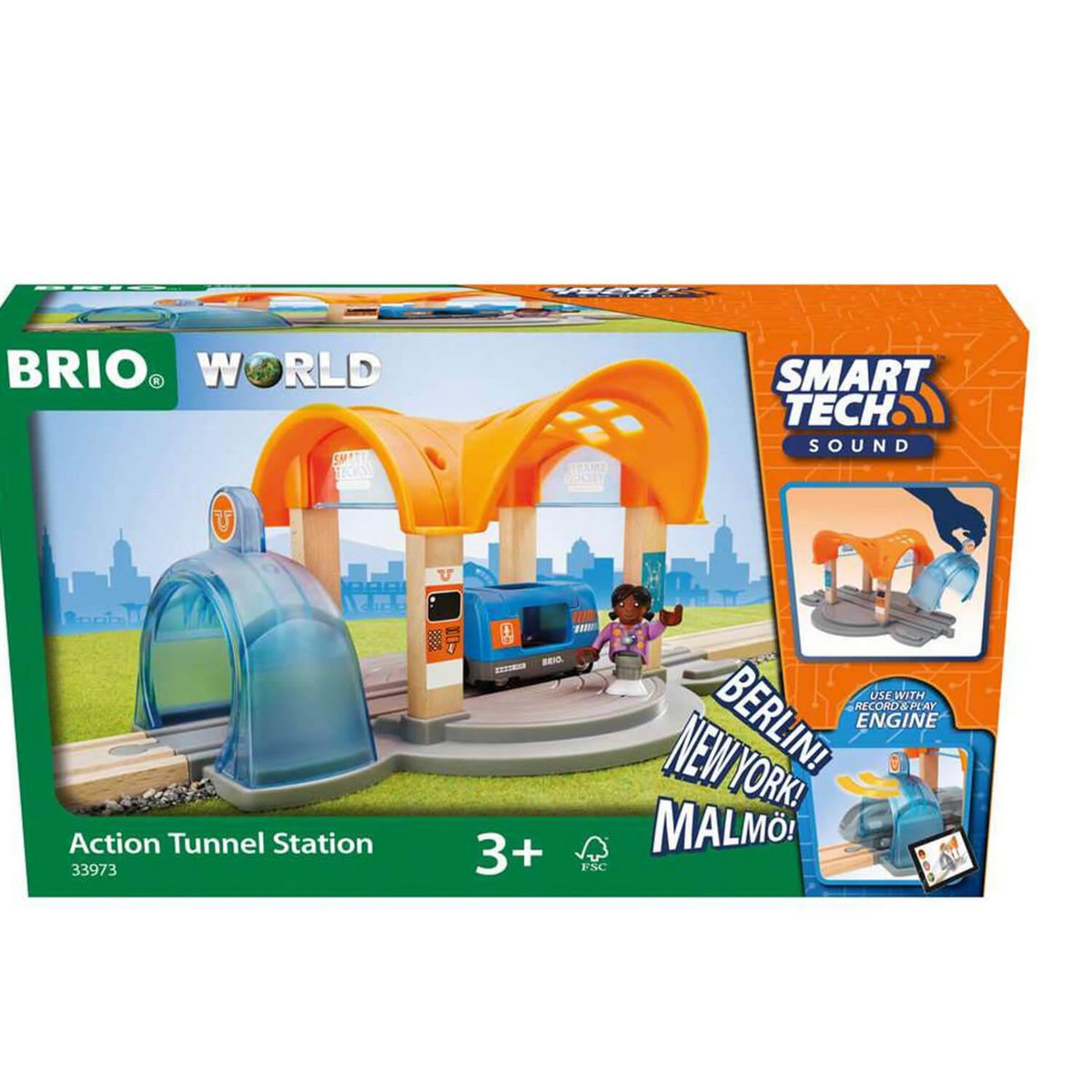 Brio Accessoire pour circuit de train Brio : Gare Smart Tech Sound