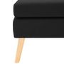 Voir la diapositive 4 : VIDAXL Repose-pied Noir Tissu