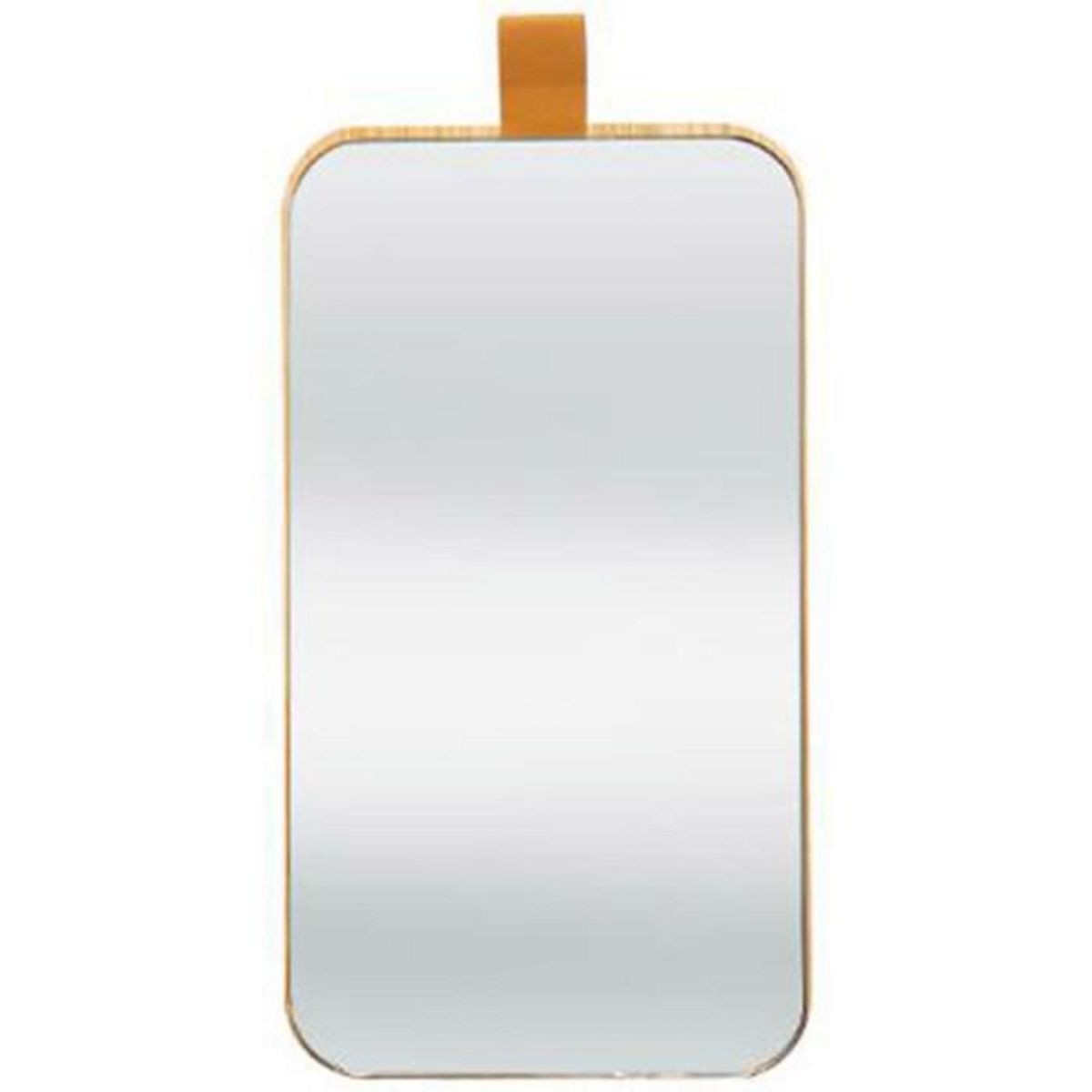 Paris Prix Boîte à Bijoux & Miroir  Bambou  24cm Naturel