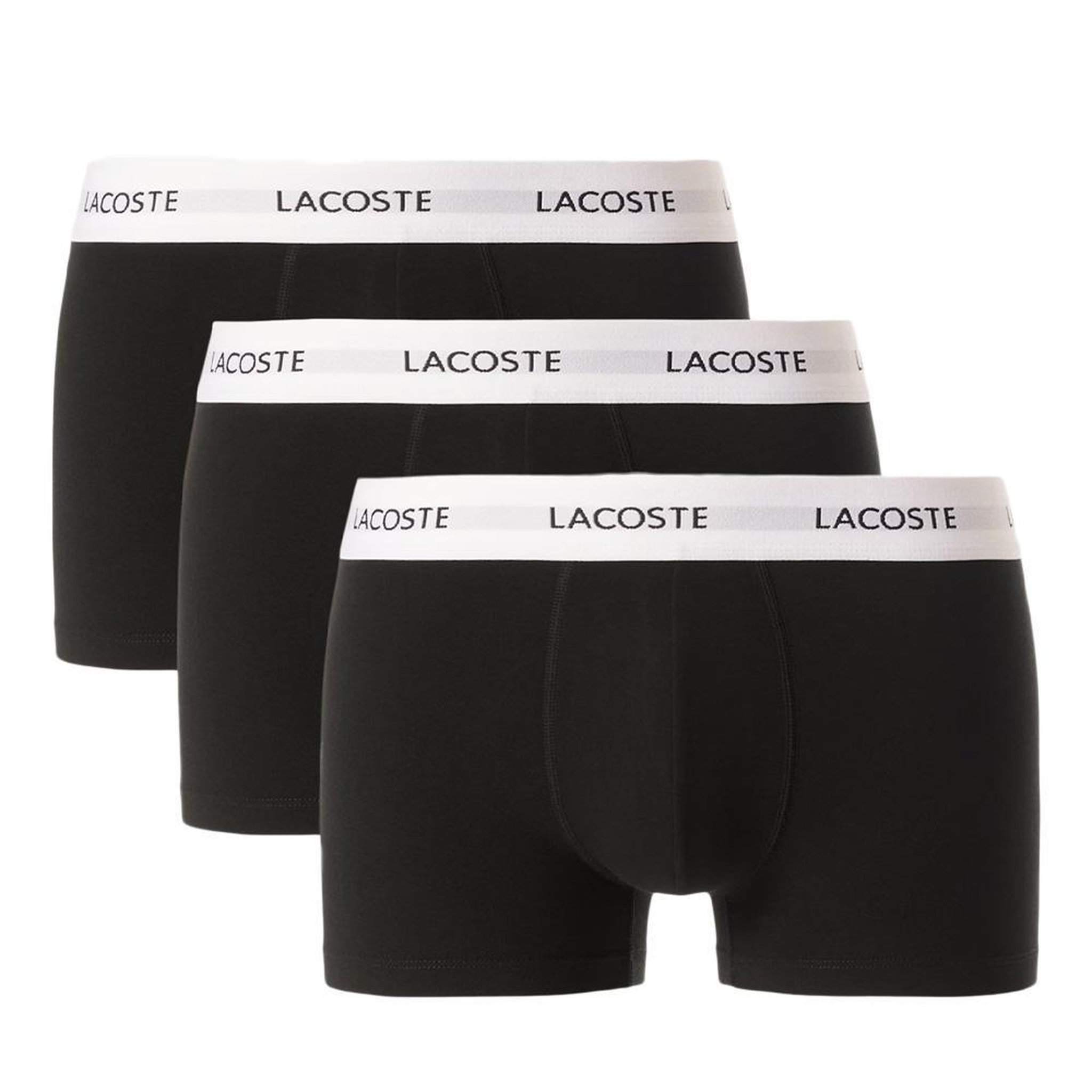 Lacoste X3 Sous-vêtement Noir Homme Lacoste Stret. Coloris disponibles : Noir