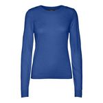 Vero Moda Pull  Femme Vero  oda Silky. Coloris disponibles : Bleu