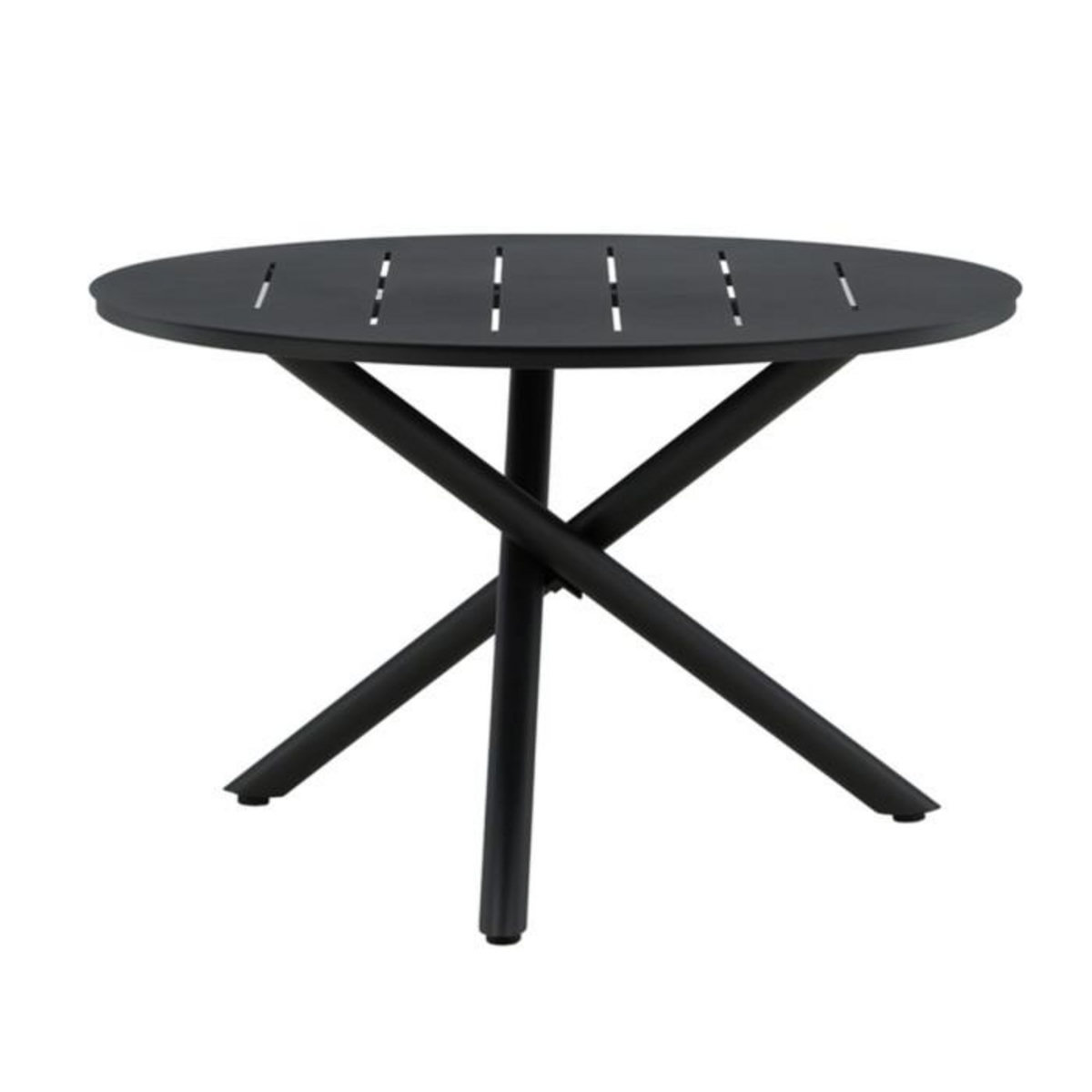 Paris Prix Table de Jardin Ronde  Alma  120cm Noir
