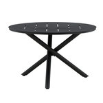 Paris Prix Table de Jardin Ronde  Alma  120cm Noir