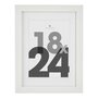 Voir la diapositive 1 : ATMOSPHERA Cadre Photo Bois  Eva  18x24cm Blanc