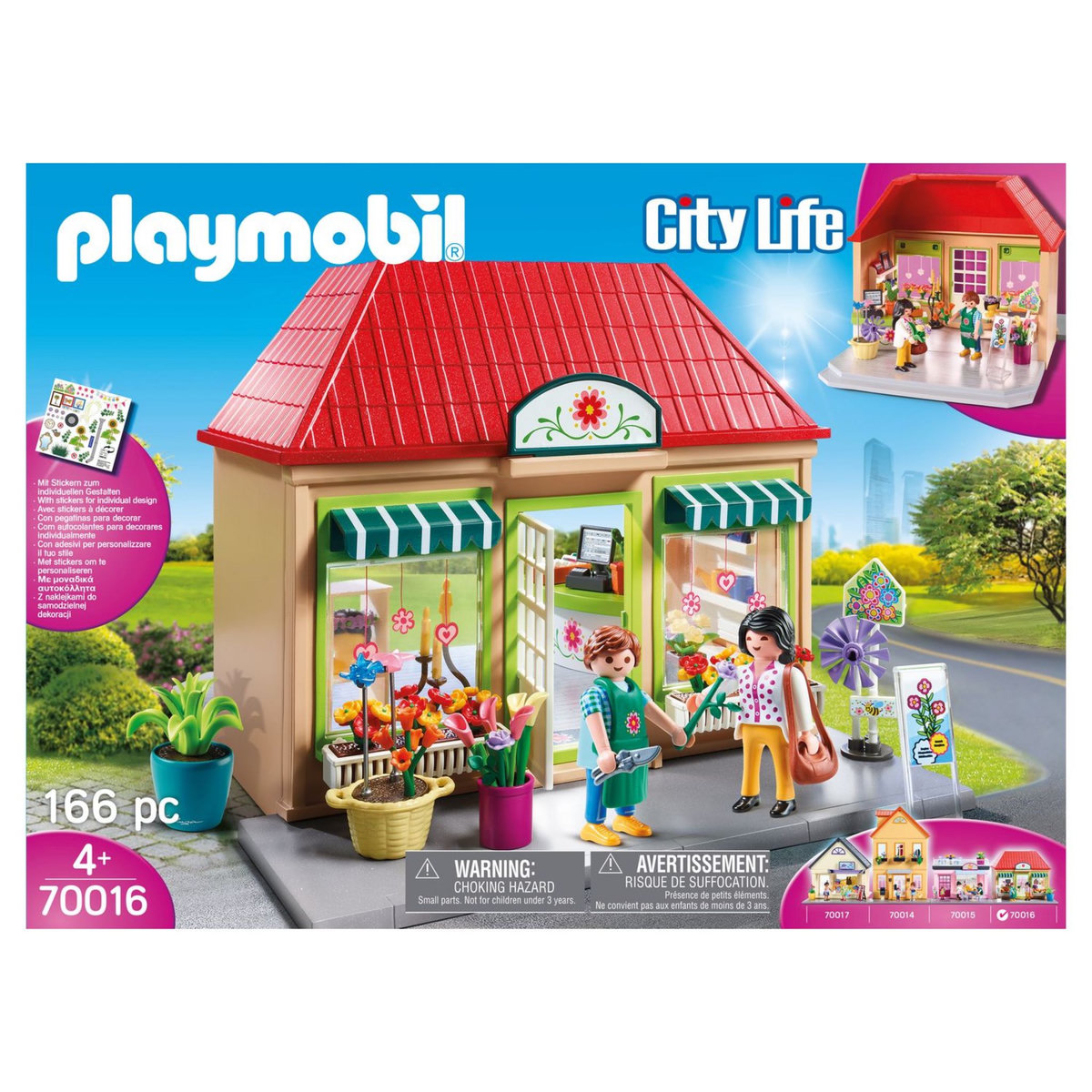 PLAYMOBIL 70016 - City Life - Magasin de fleurs 