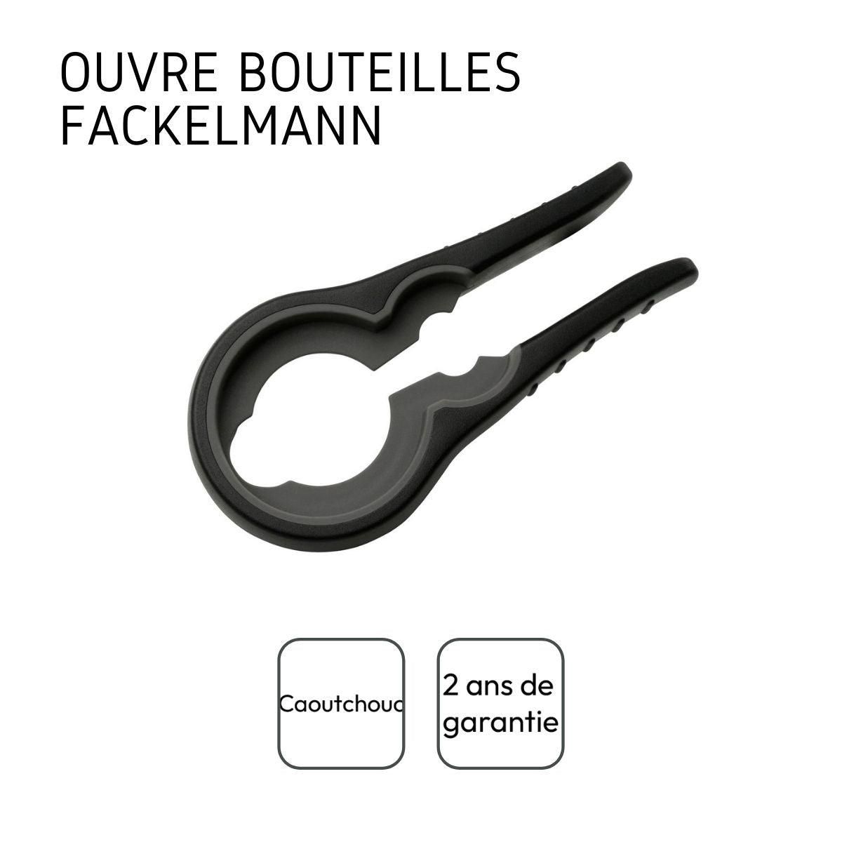 Fackelmann Duo Ouvre bocal et bouteilles universel et Tire languette Fackelmann