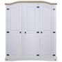 Voir la diapositive 2 : VIDAXL Garde-robe avec 3 portes Gamme  pin mexicain Blanc