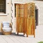 Voir la diapositive 3 : VIDAXL Cloison de separation 4 panneaux 162x2x180 cm Bois d'acacia