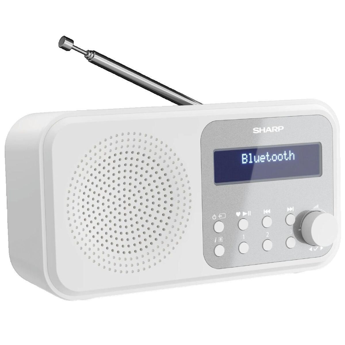 Sharp Radio portable Sharp DR-P420 blanche avec Bluetooth 5.0