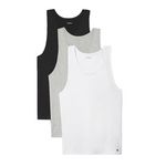 CALVIN KLEIN JEANS X3 Débardeurs /Blanc/Gris Homme Calvin Klein Jeans Tank. Coloris disponibles : Noir