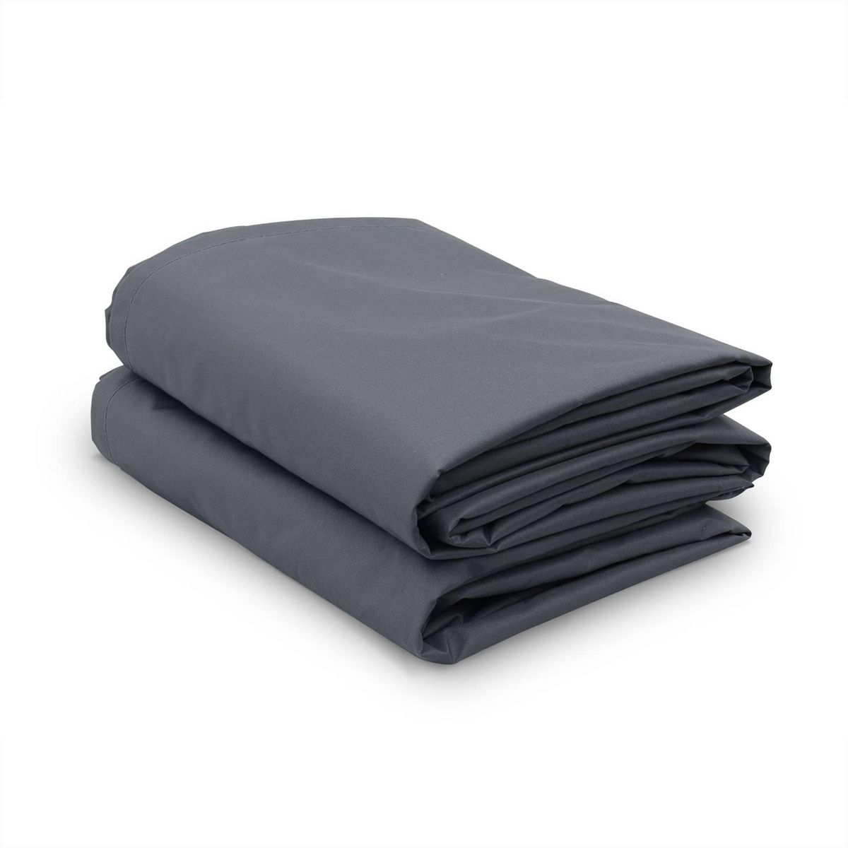 SWEEEK Ensemble de housses de protection gris foncé pour salon de jardin Napoli ou Vittoria - Deux bâches. toile Oxford. en polyester enduit PA