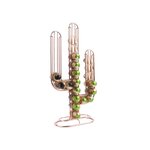 PRESENT TIME Porte-capsules design cactus Linea - Nespresso - Rose cuivré