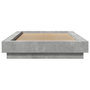 Voir la diapositive 4 : VIDAXL Cadre de lit sans matelas gris beton 75x190 cm