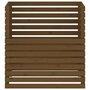 Voir la diapositive 5 : VIDAXL Composteur Marron miel 100x100x102 cm Bois massif de pin